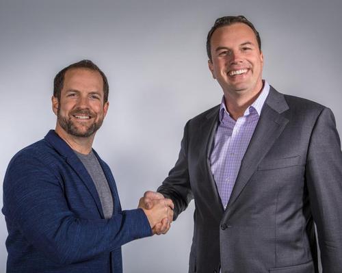 Mindbody CEO Rick Stollmeyer (left) with Josh McCarter, who will take over responsibility for the company’s revenue-generating activities