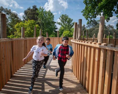 Kew Gardens opens giant natural play zone