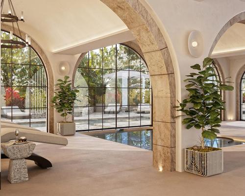 The vitality pool is both indoor and outdoor and the garden space features a plunge pool with relaxation deck and a pergola adorned with plants