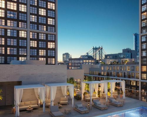 The expansive project is taking shape in Brooklyn's historic DUMBO neighbourhood