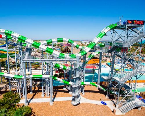 Schlitterbahn Waterpark Galveston has the world's tallest water-coaster