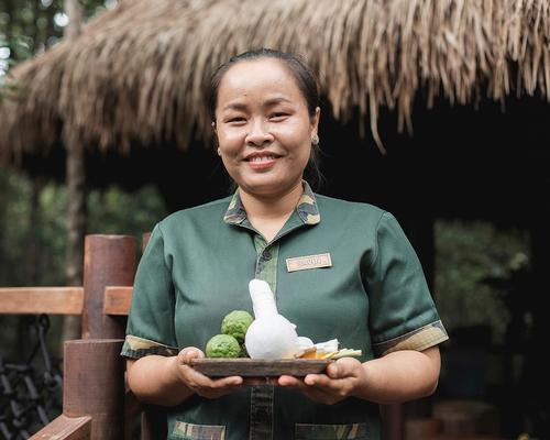 The Khmer Tonics Spa fuses alfresco riverside treatments with ancient Khmer practices and products made from natural, foraged ingredients