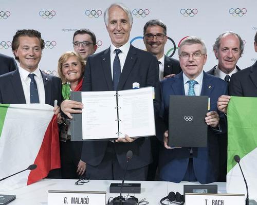 Milan-Cortina received 47 out of a total of 82 votes cast by IOC members
