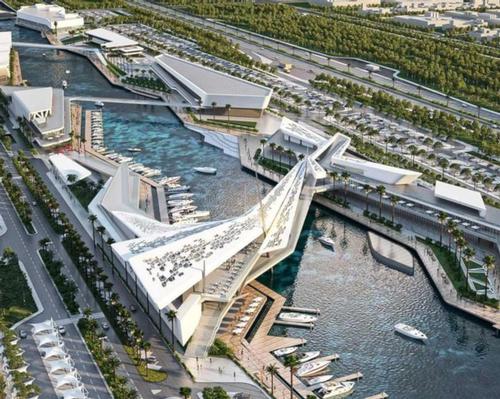 The Al Qana complex in Abu Dhabi has been designed by local firm MZ Architects