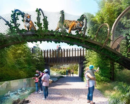 The lowland habitat includes elevated vantage points for tigers