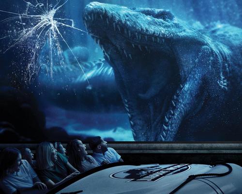 Industrial Light & Magic collaborated with the design team at Universal Studios Hollywood to create a digital version of Mosasaurus and its environment