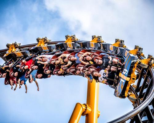 Steel Curtain breaks multiple records, including the most inversions of any ride in North America and the highest inversion of any rollercoaster in the world