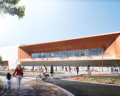 Atelier Ferret Architectures-designed sports centre named after paralympic star Marie-Amélie Le Fur 