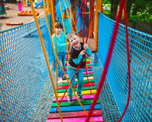 Nearly two in three parents in families with access to a playground said the park makes their child play outside more