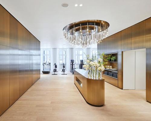 The ultra-luxury health club was designed by Ingenhoven Architects