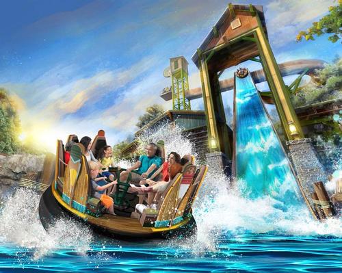 Mystic River Falls features eight-person rafts and 'the tallest drop in the Western Hemisphere'