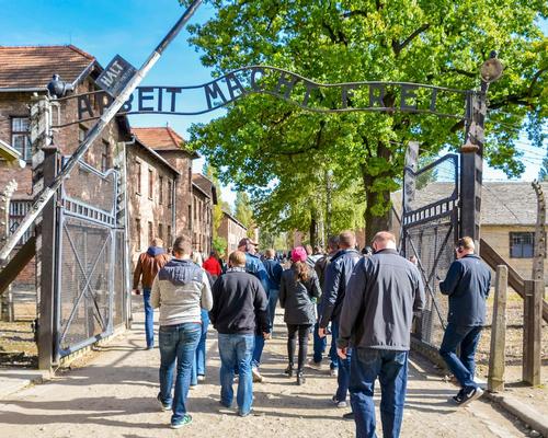 Visitor numbers to Auschwitz have increased five-fold in the last dozen years