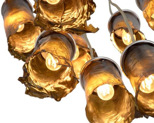 nea studio showcase seaweed's design potential with hand-crafted algae lamps