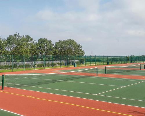 TVS overhauls netball and tennis courts at Hilbre High School 
