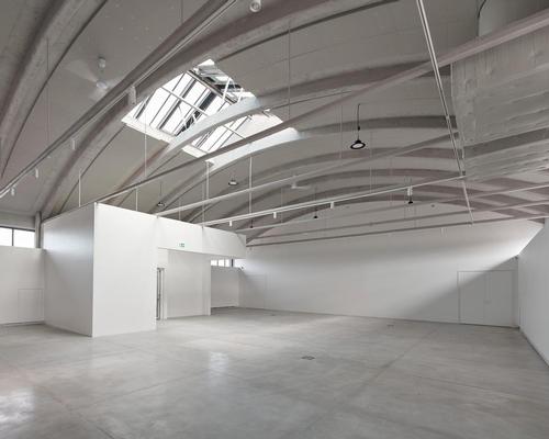 The building's exhibition space covers 450sq m (4,900sq ft)