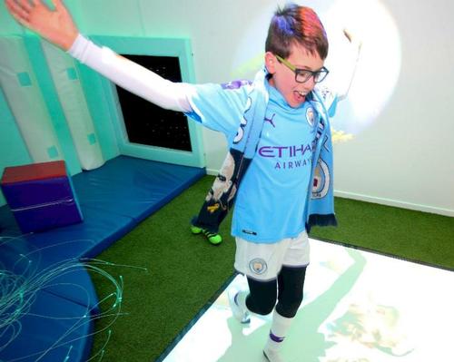 The sensory room offers young fans with sensory issues a safe and controlled environment to watch the game