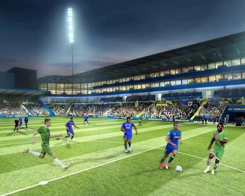 Designed by KSS Group, the main stand will feature three tiers, dominated by glass-fronted executive boxes