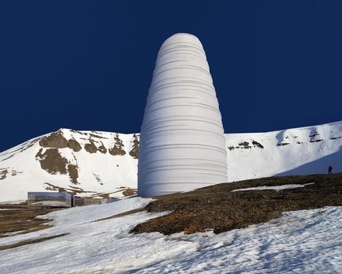 Snøhetta's monolithic, organic Arctic visitor centre houses temperature-controlled exhibition vault