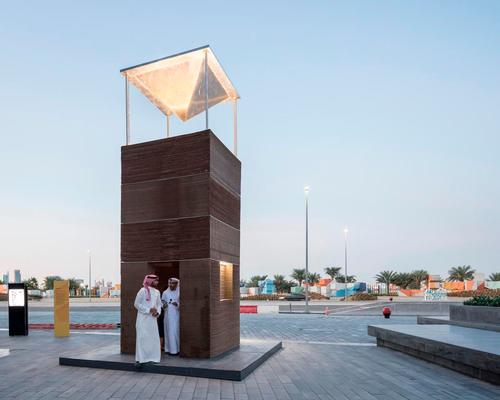 MAS Architecture Studio scale down the wind tower to keep pedestrians cool