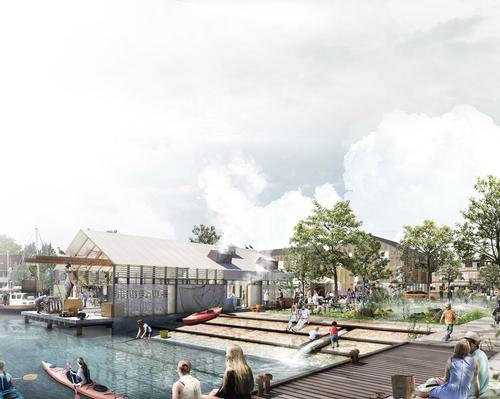 Additional water recreation facilities will be created as part of the project, as will a harbour bathing pool with a sauna and changing facilities