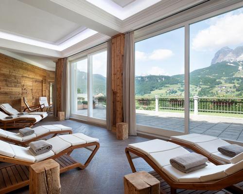 Luxury ski spa in Cortina redeveloped to create 'natural ambience'