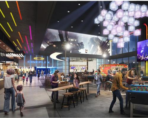A rendering provided by Cineplex of the interior of its Junxion concept locations