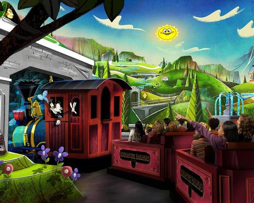 Mickey & Minnie's Runaway Railway will open in March 2020