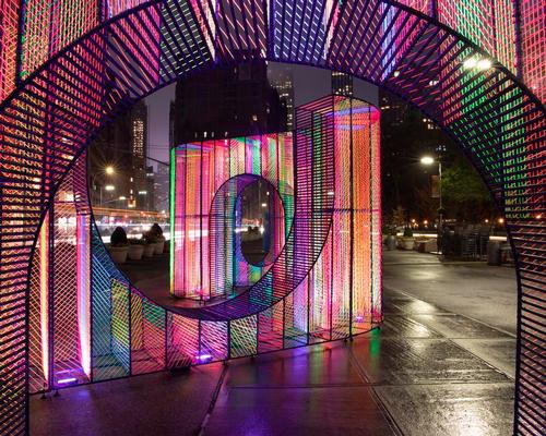 Ziggy was created for the annual Flatiron Public Plaza Holiday Design Competition