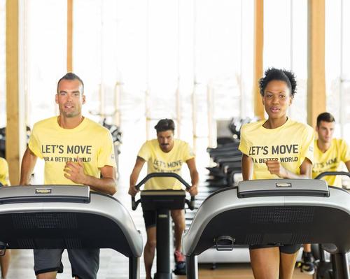 Those taking part will 'donate their movement' in order to provide schools with fitness equipment