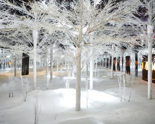 TechnoAlpin brings the outdoors indoors with snow-filled retail space