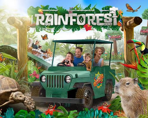 <i>Rainforest</i> will be Chessington's eleventh land, featuring road, river and treetop rides