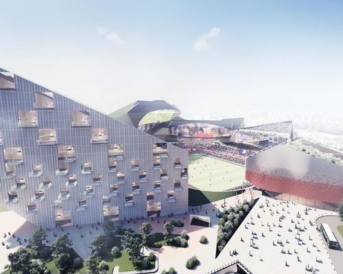 Buro Ehring's Hidden Stadium concept is an urban micro-city
