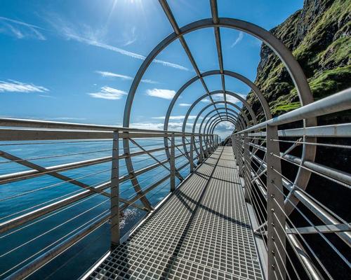 Located along the Causeway Coastal Route in Northern Ireland, The Gobbins is a 2.5 hour guided walking tour
