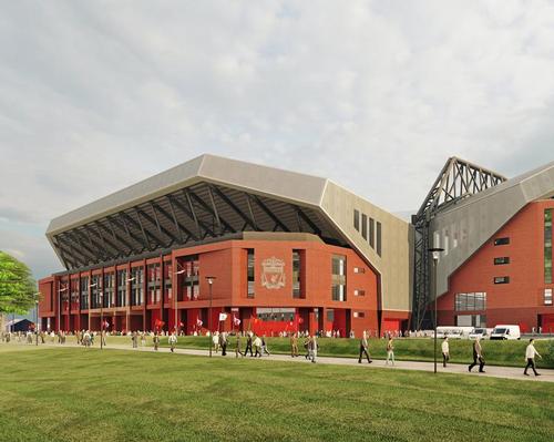 Liverpool FC unveils updated KSS-designed expansion proposals for Anfield