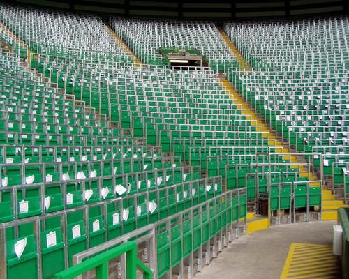 Rail seating is used to provide standing areas in other leagues around Europe – including in Scotland, where Celtic has created one for their fans