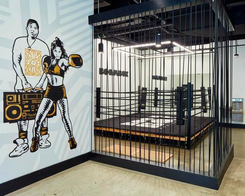 //3877 compose approachable, music-themed boxing gym in Washington, D.C.