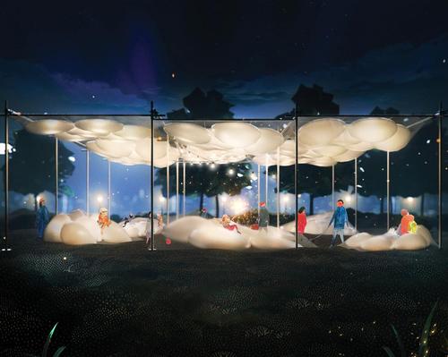 City of Dreams Pavilion Competition winners constructed from air and pyramids