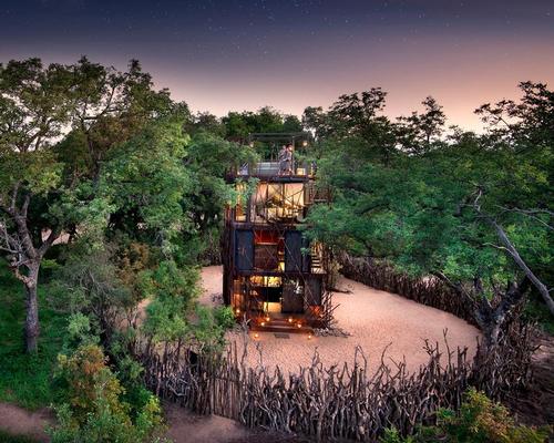 The Ngala Tree House covers an area of less than 25sq m (270sq ft)