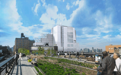 The new Whitney Museum of American Art is due to open in 2015
