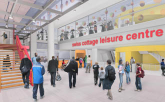 Swiss Cottage Leisure Centre to open next spring as part of £85m redevelopment