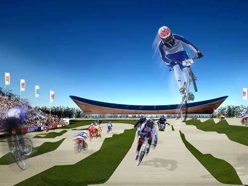 London 2012's BMX Track will host one of the ticketed test events