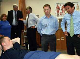 Tees sports stars meet Lord Coe