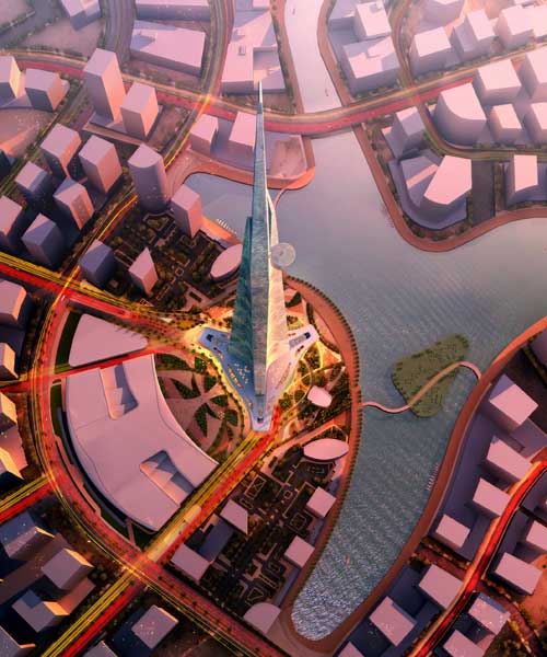 Adrian Smith and Gordon Gill Architecture designed Kingdom Tower