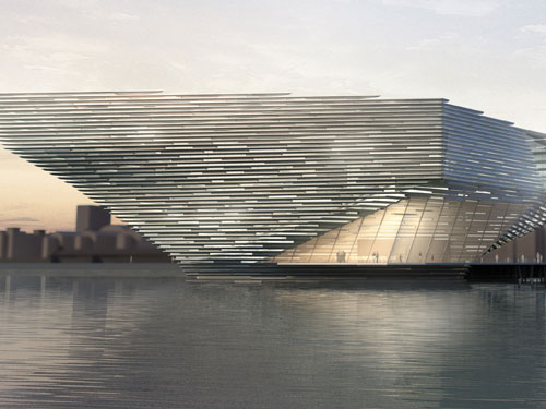 Kengo Kuma's design for the new V&A at Dundee
