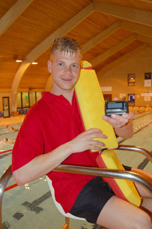 Gold medallist becomes lifeguard