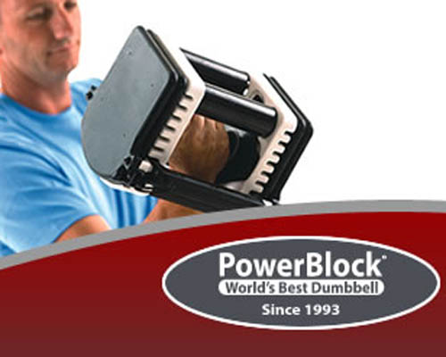Introducing the PowerBlock adjustable dumbbell range