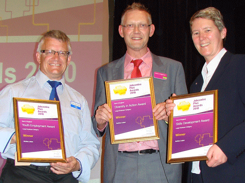 Active Luton scoops three Eastern Region Jobcentre Plus Awards 2010
