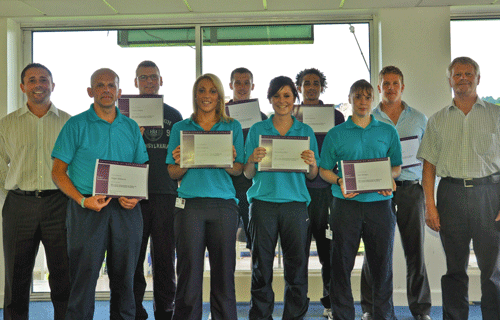 Aquaterra staff complete Level 3 courses