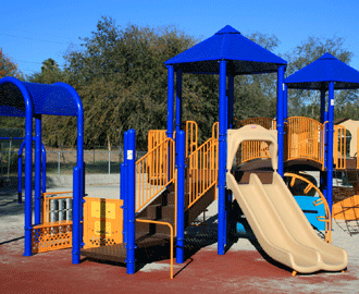 No kidding, it’s a playground to keep over-60s swinging