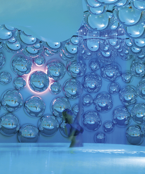 Spa introduces 'bubble design'